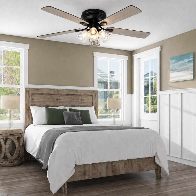 132.08 cm Ceiling Fan with Light Kit