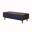 Table basse en bleu marine