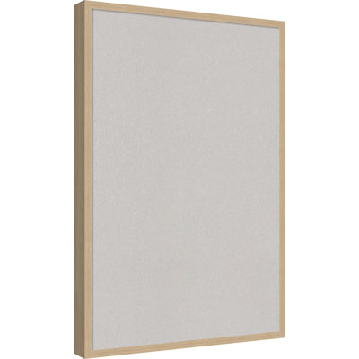 Grey Cork Board Emery Natural Framed Bulletin Board