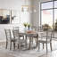 Rustic Style 6 - Person Solid Wood Dining Table Set 