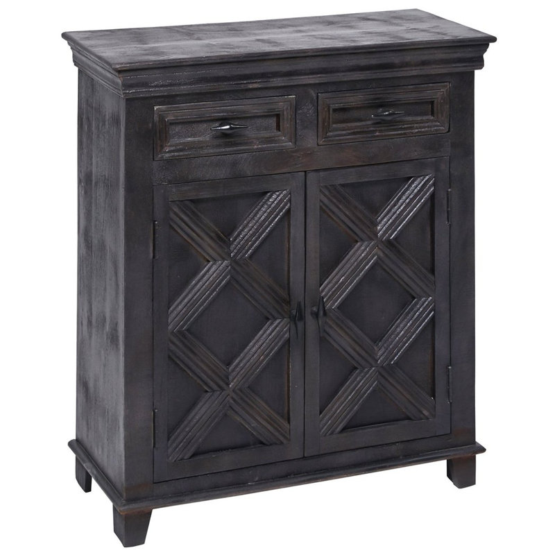 Ahquan Solid Wood Accent Cabinet
