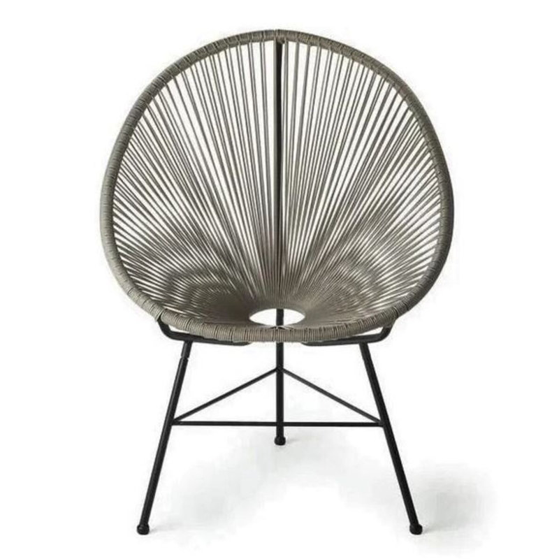 Chaise d'appoint Marilyse, Gris