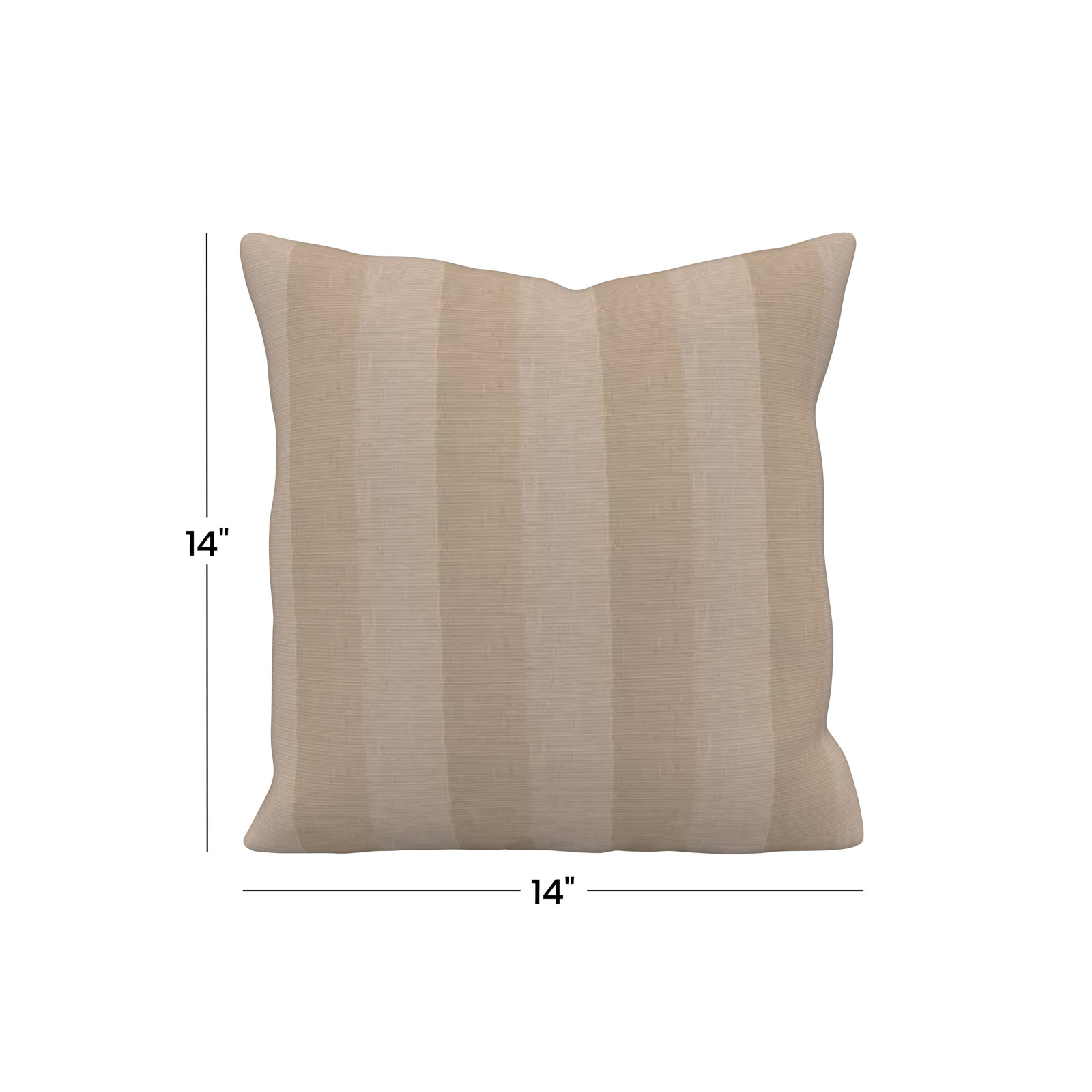 Lani Sunbrella® Throw Pillow, Square 14", Expressive Sparrow