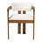 Baxton Studio Carice Modern Cream Boucle Dining Chair