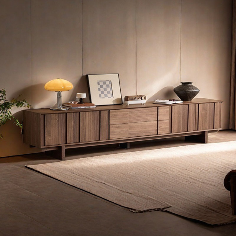 Meuble télé Retro, 86.61", Brun