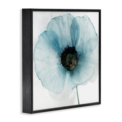 Giclée à motif floral pivoine bleue, conception par Annabelle Hall