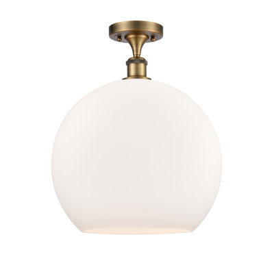 Plafonnier semi-encastré 1 lumière Cindi