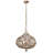 Bask Crystal Pendant - 18"W x 25"H - Gold Dust