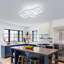 62cm 4-Light Square LED Ceiling Light