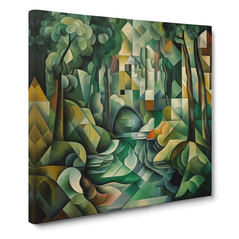 Stream Cubism - No Frame Print