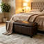 Banc de rangement avec repose-pieds Aspen