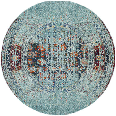 Tapis oriental bleu Hertzler