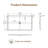 60" W X 36" D Acrylic Shower Base, Composite Single Threshold Shower Pan, Center Drain Slip-Resistant-130083714