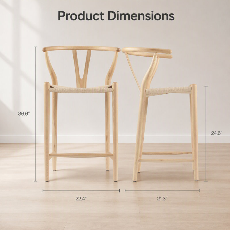Counter Stool Black Stain