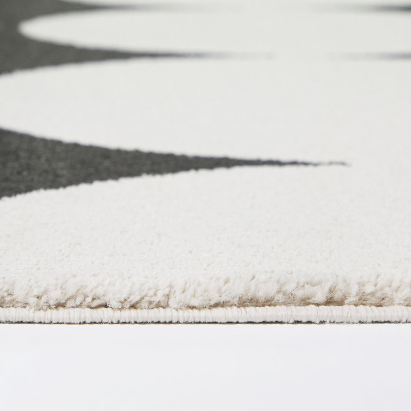 Tapis gris anthracite Leto, Rectangle 7 pi 10 po x 10 pi