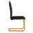 Modern High-Back Faux Leather Cantilever Dining Chairs with Metal Base (Set of 2)-1892720698-1931201850-1925476978