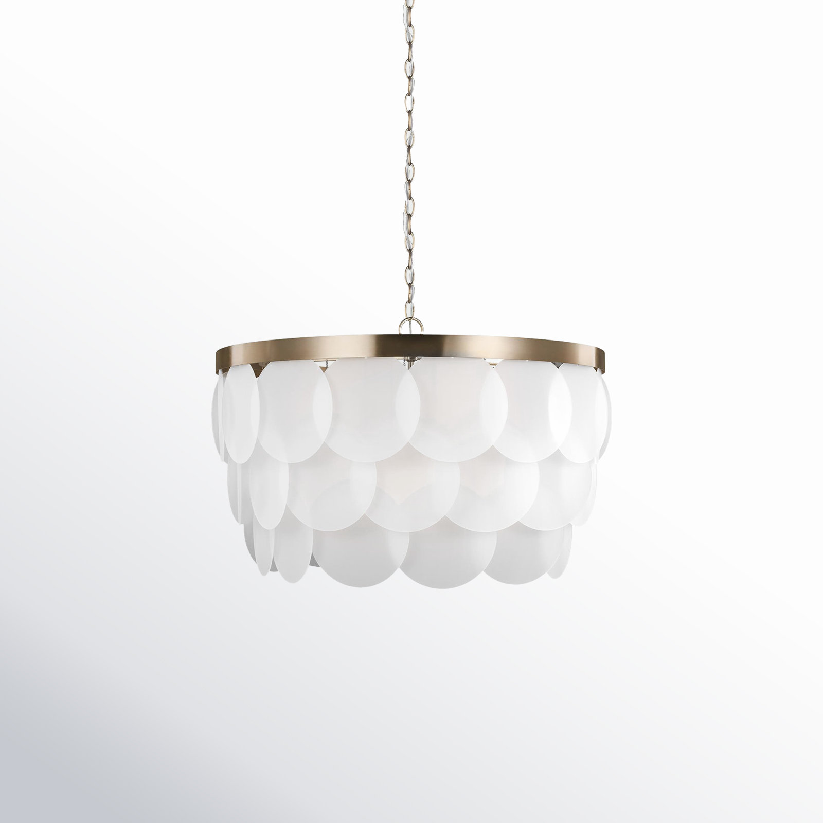 Ainsley 8 - Light Dimmable Tiered Chandelier, Satin Bronze, Not Energy Star, No