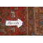 Tapis rouge géométrique 10 x 12