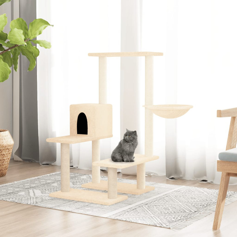 94.5cm H Cat Tree, Cream