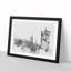 View of Edinburgh Skyline - Picture Frame Painting Print on MDF-56842936-56842930