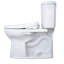 Toilette allongée deux pièces WASHLET 1,28 GPF au sol avec poids de 100,9 lb (siège inclus)