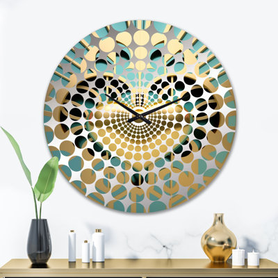 Wendla - Horloge murale abstraite romantique