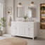 Meuble-lavabo 59,1 po avec lavabo, blanc