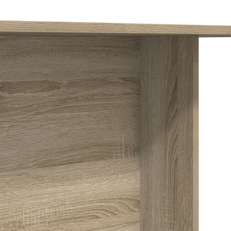  Table de salle à manger, Beige, H 29,5 po x L 43,3 po x l 23,6 po