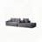 Cloud Sectional Sofa L Shape Chaise Side Pockets Modular Deep Seating No Assembly