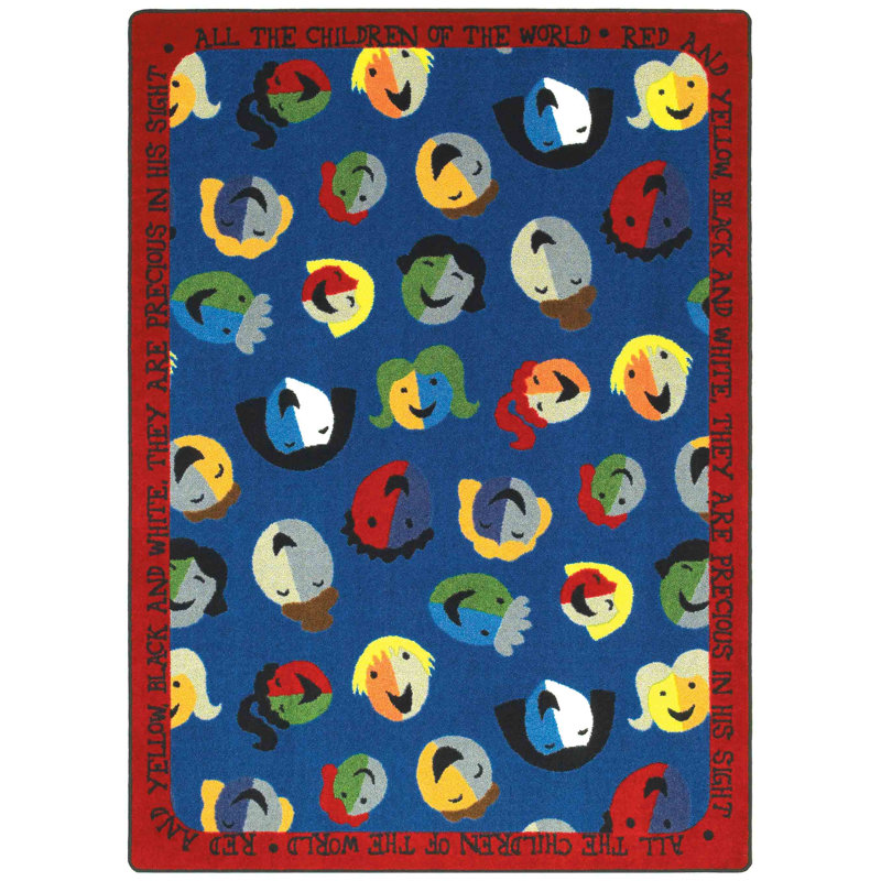 Tapis pour enfants Faith, Rectangle 3 pi 10 po x 5 pi 4 po