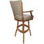 Tabouret de bar en cuir et bois massif 26 po-463945538-463945566-464164950