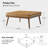 Anahli 36.25" W Genuine Leather Ottoman with Solid Wood Legs-1510453060