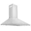 48" KL2 400 CFM Convertible Wall Mount Range Hood in Brushed Stainless Steel
