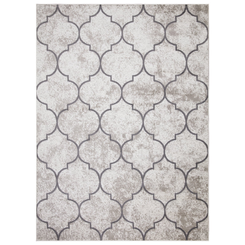 Maroc ivoire marocain ivoire sans treillis, Rectangle 6 pi 7 po x 9 pi 3 po