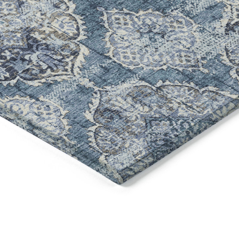 Machine Washable Indoor/Outdoor Chantille ACN2196 Panel Rug, Tapis de couloir 2 pi 3 po x 7 pi 6 po
