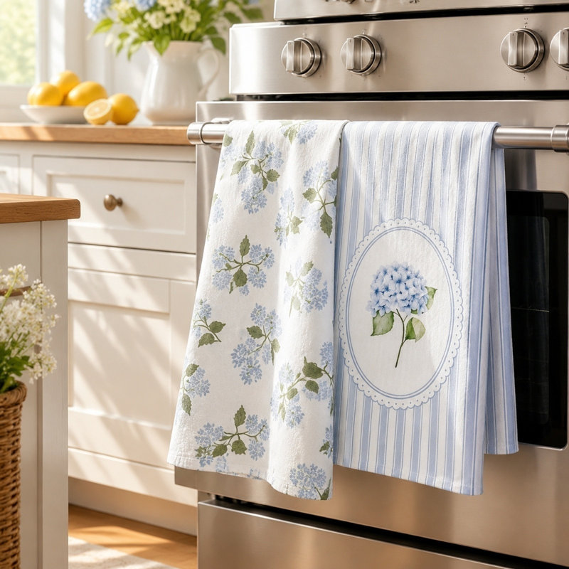 Cute Star Shaped Hanging Kitchen Towel With Loop, Multi Functional Absorbent Hand Towel For Bath Kitchen, 9.3x9.3in Multicolor