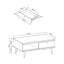 Iker Four Leg Coffee Table with Storage