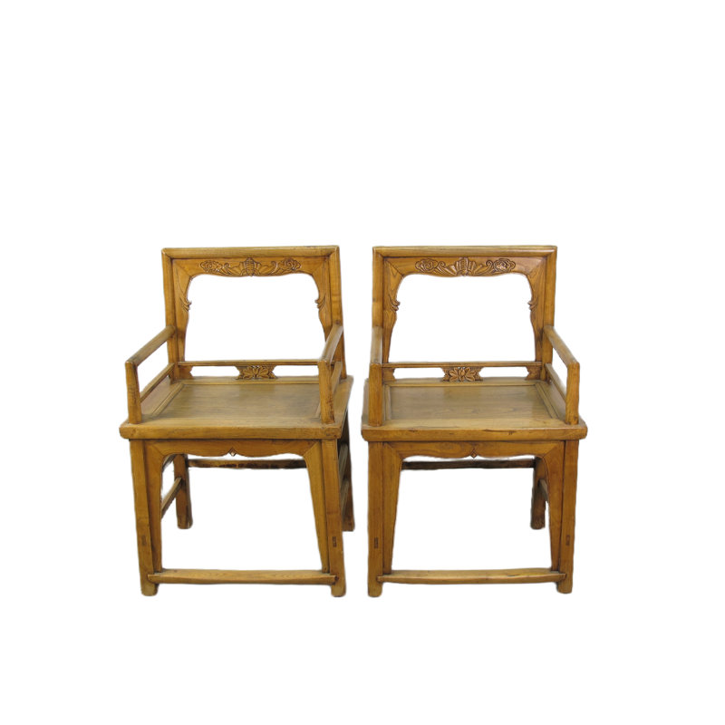 Asian Classic Solid Wood Arm Chair