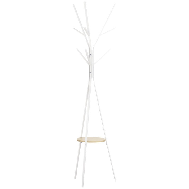 Freestanding Coat Rack, Grey