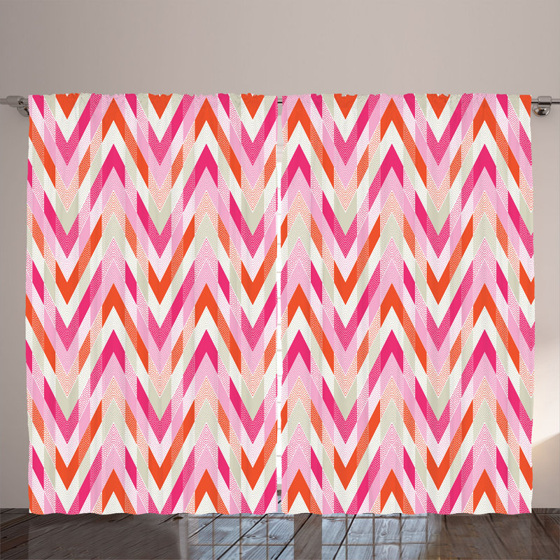 Semi Sheer Curtain Pair