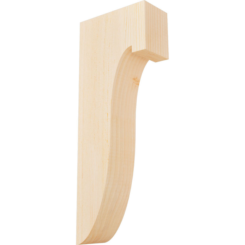 Del Monte Corbel, H 20 po x l 3,5 po x P 8 po, Sapin de Douglas, Lisse