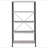 Grey Driftwood 4-shelf Bookcase-829553233
