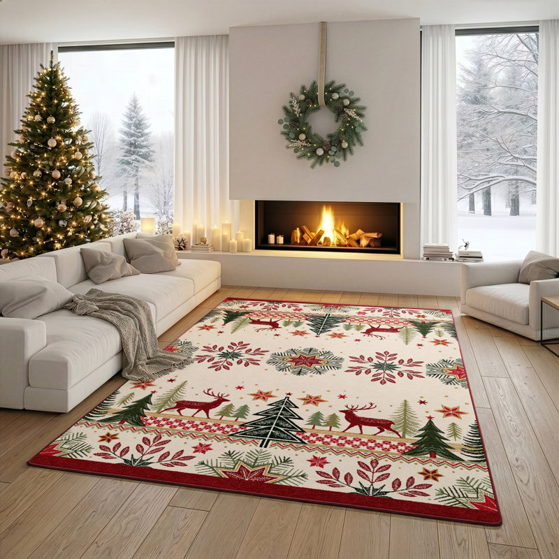 Nordic Woodland, 7'8"x10'9" Rectangle
