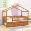 Lit simple en bois avec lit gigogne et garde-corps-550896542-550896545