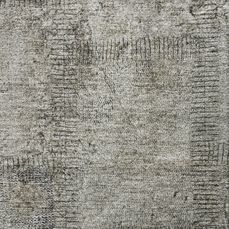 Tapis à poil long de qualité supérieure lavable à la machine ADS685, Taupe, 10 pi x 14 pi