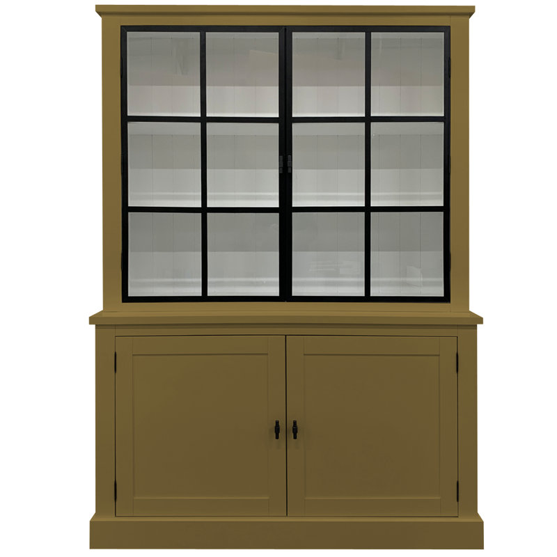 Avangelia Display Cabinet, Green Brown