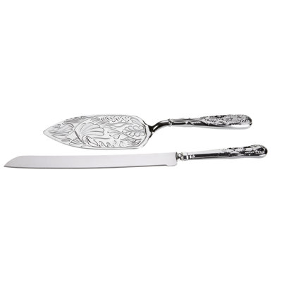 Ensemble de 2 pièces de serveurs de pâtisserie Queen Anne