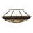 Overlea Glass Semi Flush Mount
