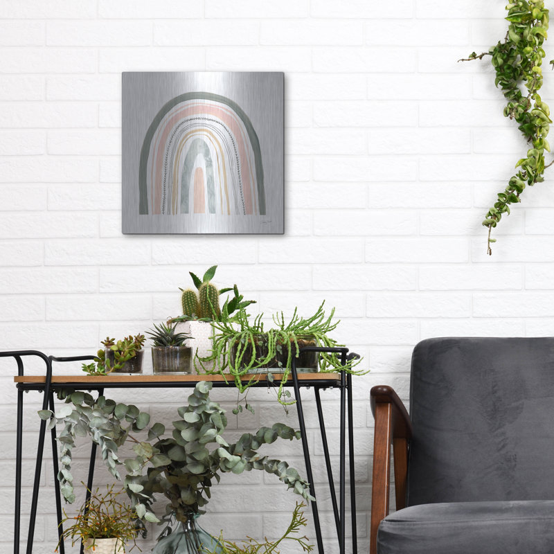 Luxe Boho Rainbow II «Boho Rainbow II» par Courtney Prahl, H 12 po x l 12 po
