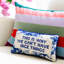 Embroidered Cotton Lumbar Throw Pillow